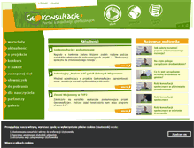 Tablet Screenshot of geokonsultacje.edu.pl